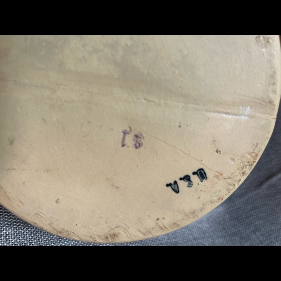 Vintage pottery bean pot crock natural tone ceramic farmhouse cottage co… - Picture 10 of 10